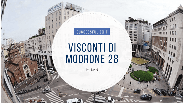 Successful exit: Visconti di Modrone 28, Milan